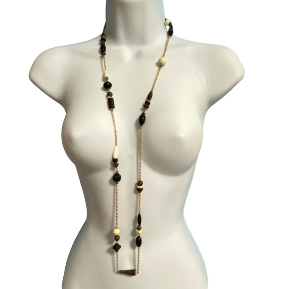 CASUAL CORNER Over-the-Head Boho Style Bead Necklace - Picture 1 of 6